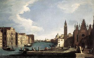 The Grand Canal With The Church Of La Carita