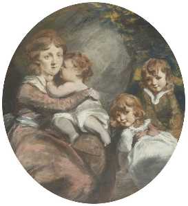 Mother With Three Children
