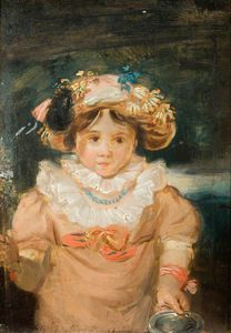 A Child With An Elaborate Headdress