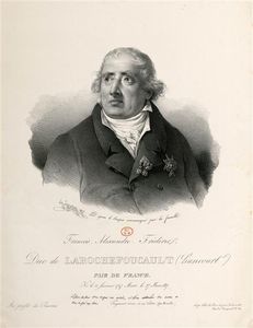 François-alejandro-Frédéric, duque de La Rochefoucauld-Liancourt, Économiste