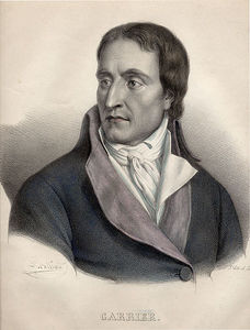 Retrato de Jean-Baptiste Carrier, Francés Revolucionario