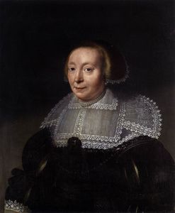 Portrait Of A Woman With A Lace Collar