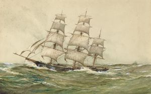 The Clipper Ship Racer Of New York