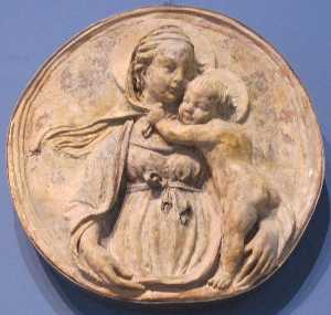 Virgen Columna Bambino , Firenze