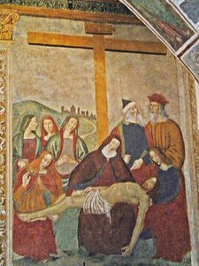 San Niccolò A Prato-affresco Sala Consiliare-Tommaso di Piero