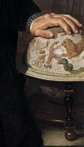 Man With A Celestial Globe (detail)