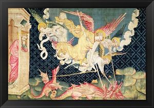 St Michael And His Angels Fighting The Dragon