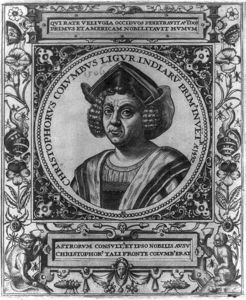 Christopher Columbus Engraving