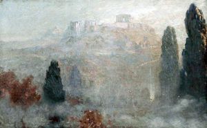 Die Akropolis athen  griechenland