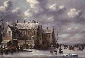 Winter Scene With View At Medemblik