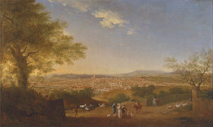 une vue panoramique air de Florence Bellosguardo