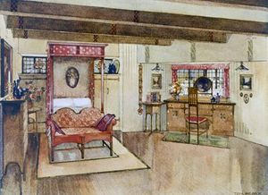 A Bedroom In The Arts & Crafts Style