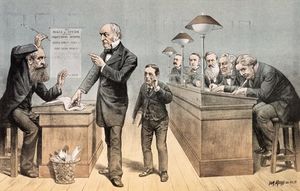 Herr Gladstone und seine Clerks