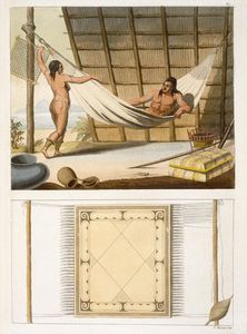 Interior Scene Depicting Indians
