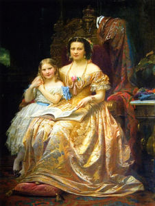Qeen玛丽·汉诺威和她的女儿玛丽