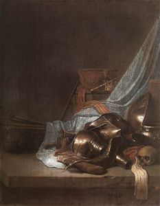 Still-life With Weapons And Banners