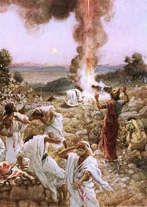 Elijah's Sacrifice At Mount Carmel