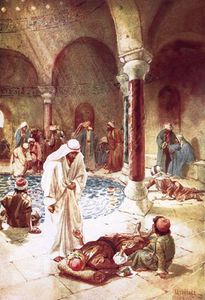 Jesús en el Charco de bethesda