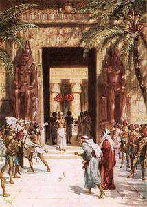 Mosè e Aronne davanti al faraone