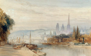 View Of Rouen On The Seine