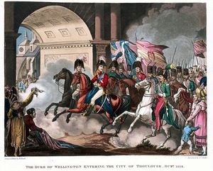 The Duke Of Wellington Entering The City