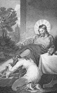 Mary Anointing The Saviour's Feet