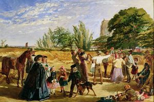 A Harvest Scene In Norfolk