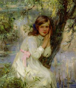 Echo, Girl Resting By A Tree