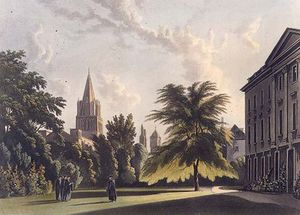 Exterior Of Corpus Christi College And Christ Church