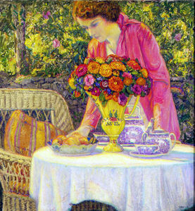 The Tea Party With The Artist's Daughter, Lois