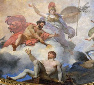Creation Of Man Prometheus Berthelemy Louvre -