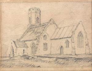 Брэмптон Церковь, Норфолк, с юго-востока