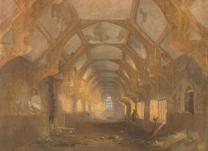 British - Interior Of A Dormitory Of The Ipswich Blackfriars At The End Of Its Period Of Occupation By Ipswich