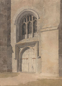 Doorway And Window Of A Church