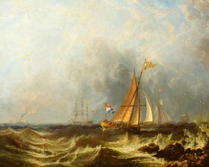 A Seascape With Shipping