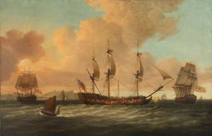 Le Indiaman Orient pitt et d autres navires