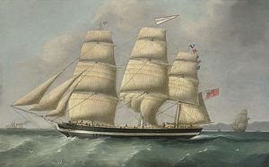 The Three-masted Merchantman Eleanor Dixon