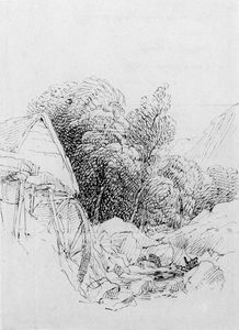 Two Studies Of A Watermill