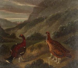 Landscape With Three Grouse