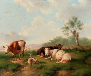 Cattle In An Extensive Landscape