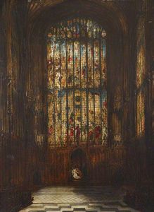 ostfenster Von King's Hochschule Kapelle , Cambridge