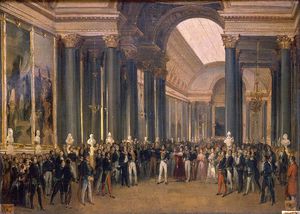 Louis-philippe Opening The Galerie Des Batailles