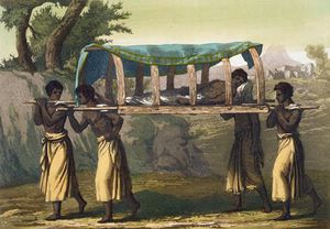 reich Ureinwohner von dem kongo `carried`