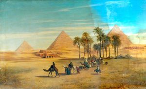 las pirámides de giza , Egipto