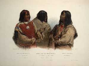 capo di il sangue Indiani La guerra capo della piekann Indiani e koutani Granturco