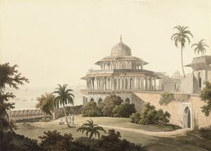 The Chalees Satoon In The Fort Of Allahbad On The River Jumna
