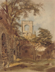 Una abadía en ruinas