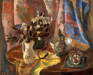Still Life With An Oval Table