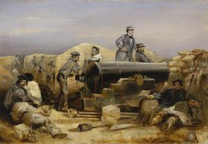 Die Diamond Battery bei der Belagerung von Sebastopol