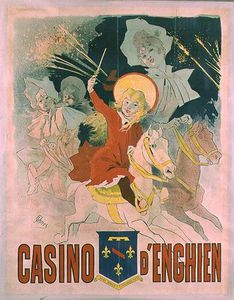 Poster Advertising The Casino D'enghien